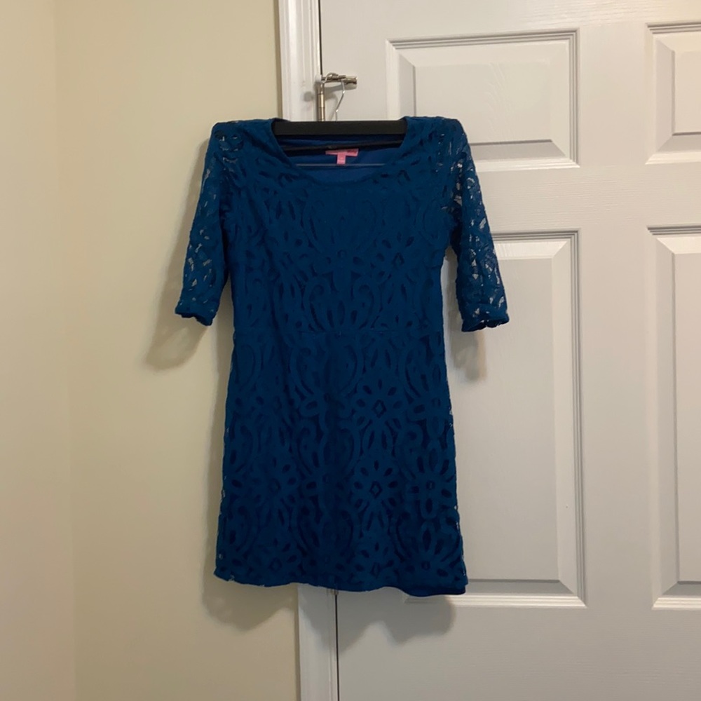 Blue dress